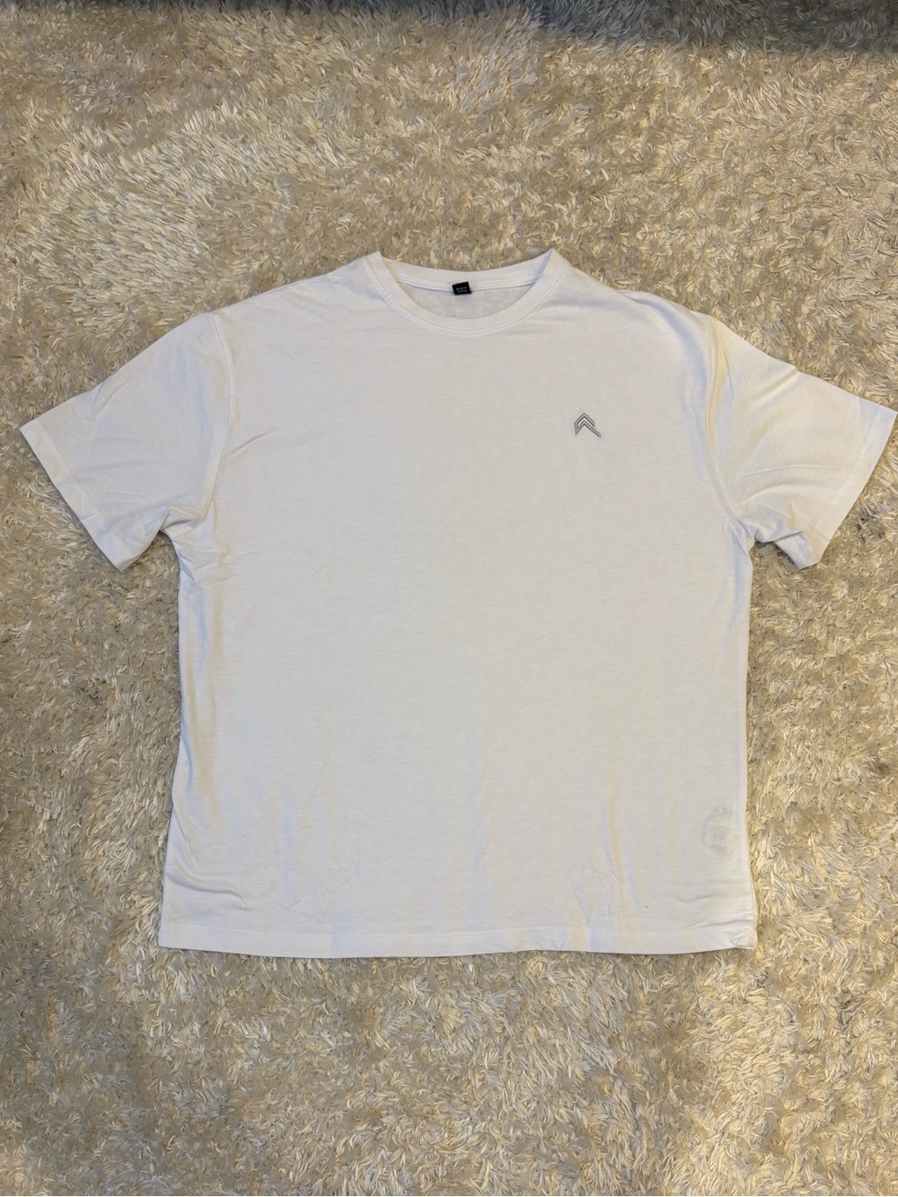 Oner Active Women's White Short Sleeve Crew Tee with Chevron Logo